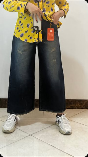 شلوار جین واید بگ قد ۹۲