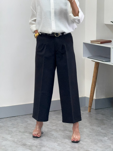 شلوار نیم بگ واید